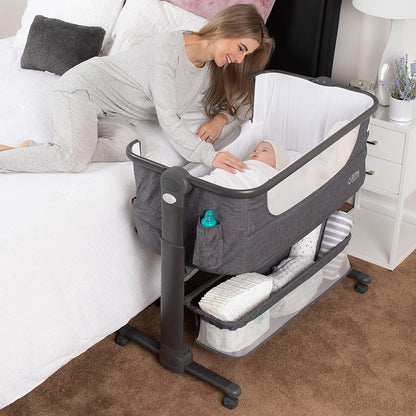 Portable Baby Bassinet & Sleeper with Storage